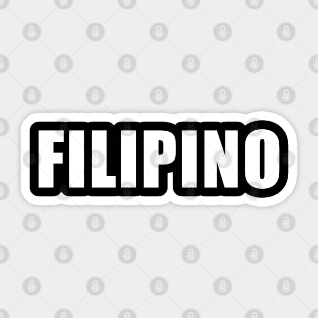 Filipino Sticker by Filipino